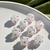 Hydrangea Glass Beads